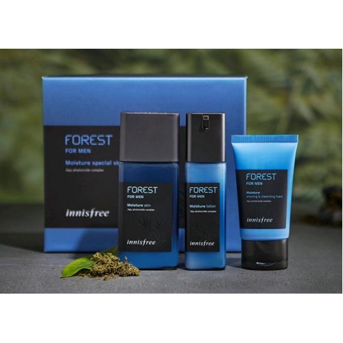 Innisfree 森林系列 - 男士保濕護膚套裝 - 一般/乾性皮膚用 (到期日: 2020年9月)